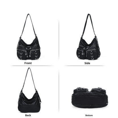 Women's Large Capacity Stylish Multi-pocket Shoulder Handbag