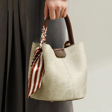 Simple Portable Bucket Bag For Women Summer New